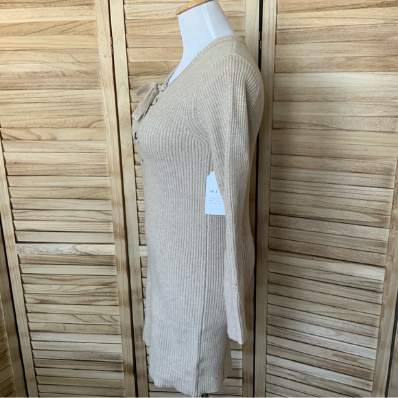 Sadie & Sage Taupe Sweater Dress Small - Picture 7 of 11